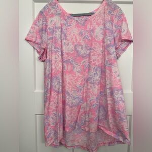 Lilly Pulitzer Etta Scoop Neck Tee